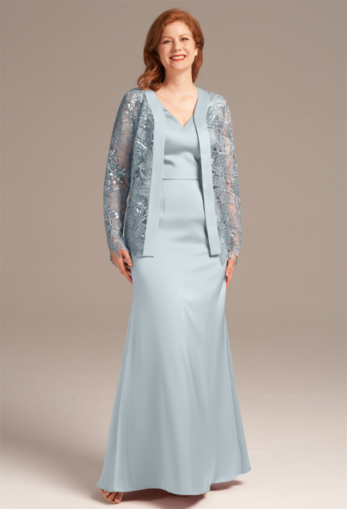 AW Loraine Baby Blue  Mother of the Bride Dresses