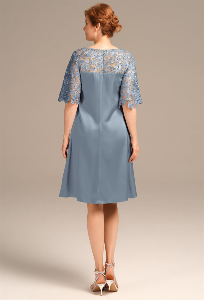 AW Lynne Dusty Blue  Mother of the Bride Dresses