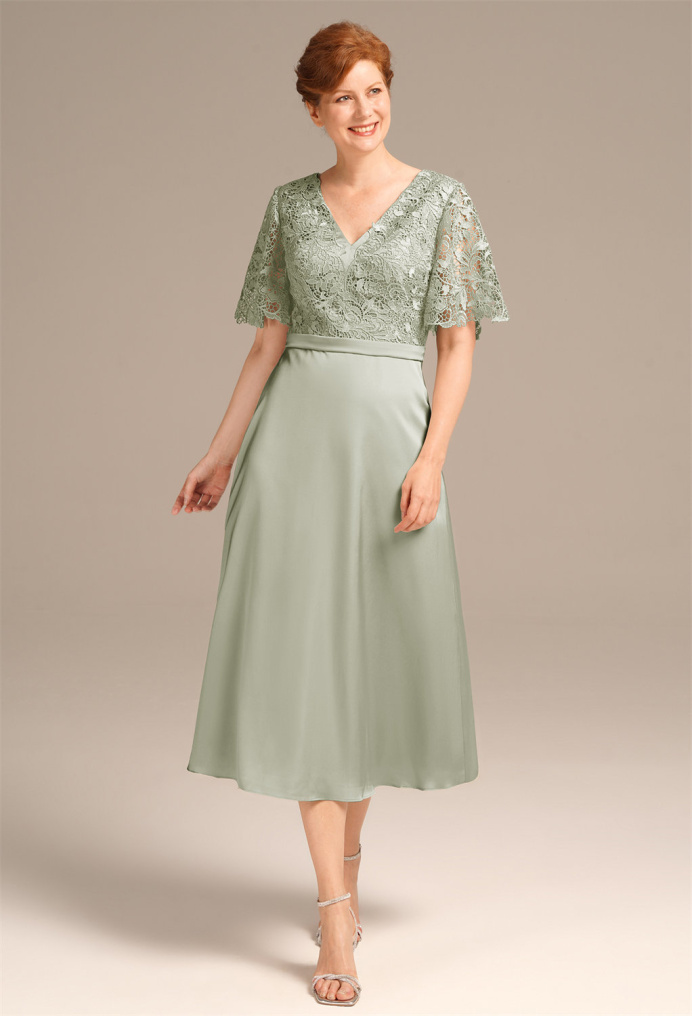 AW Pamela Sage Green  Mother of the Bride Dresses