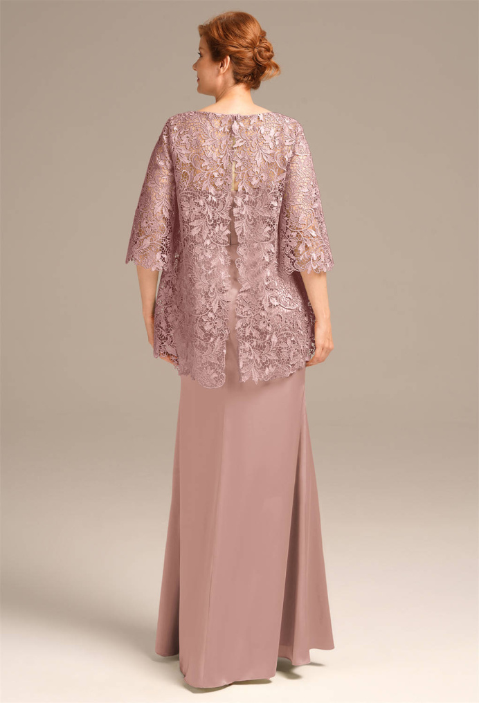 AW Milkwort Dusty Rose  Mother of the Bride Dresses