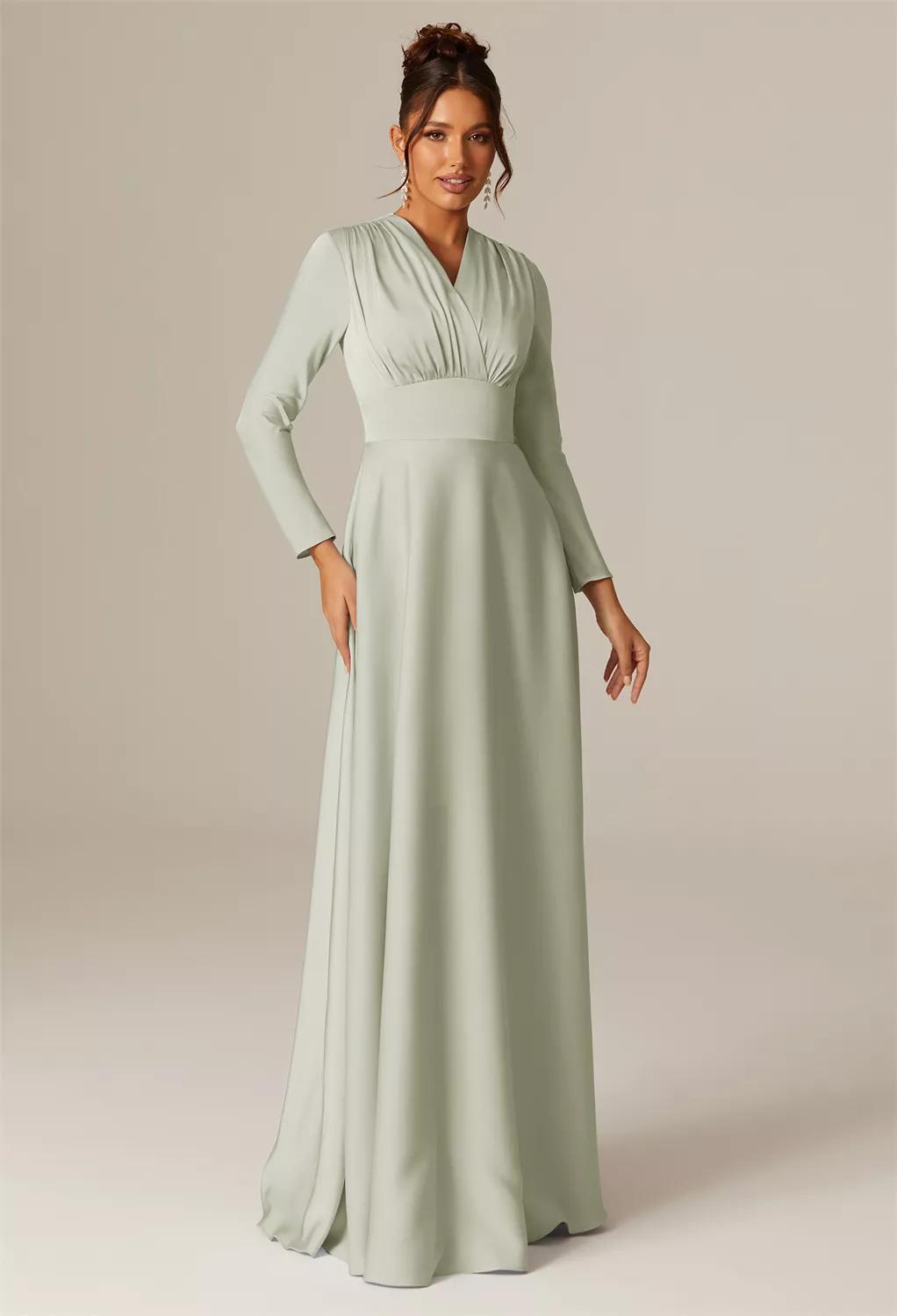 Long Sleeves Bridesmaid Dresses