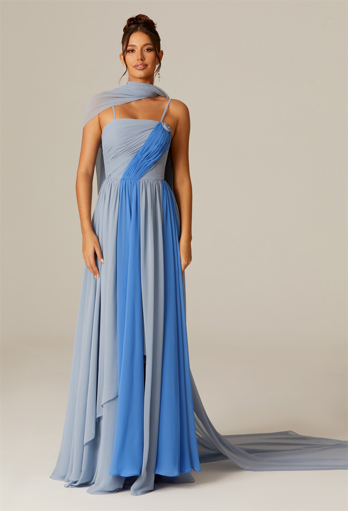 AW Berenice Light Dusty Blue  Wedding Guest Dresses