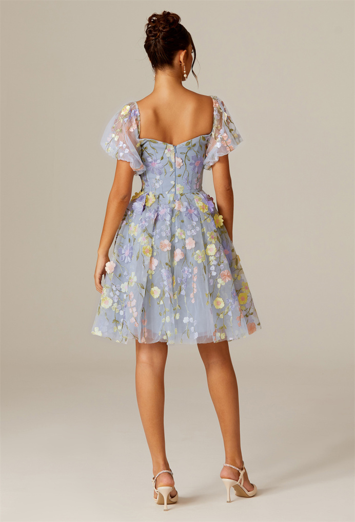 AW Cecilia Sky Blue  Dresses