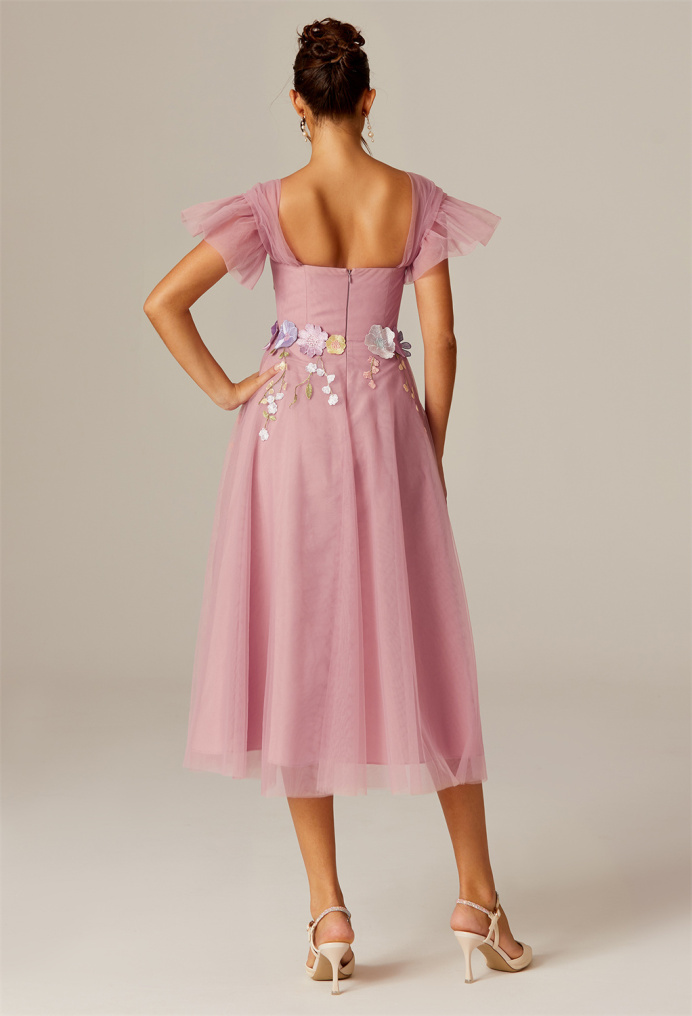 AW Christiana Dusty Rose  Floral Dresses