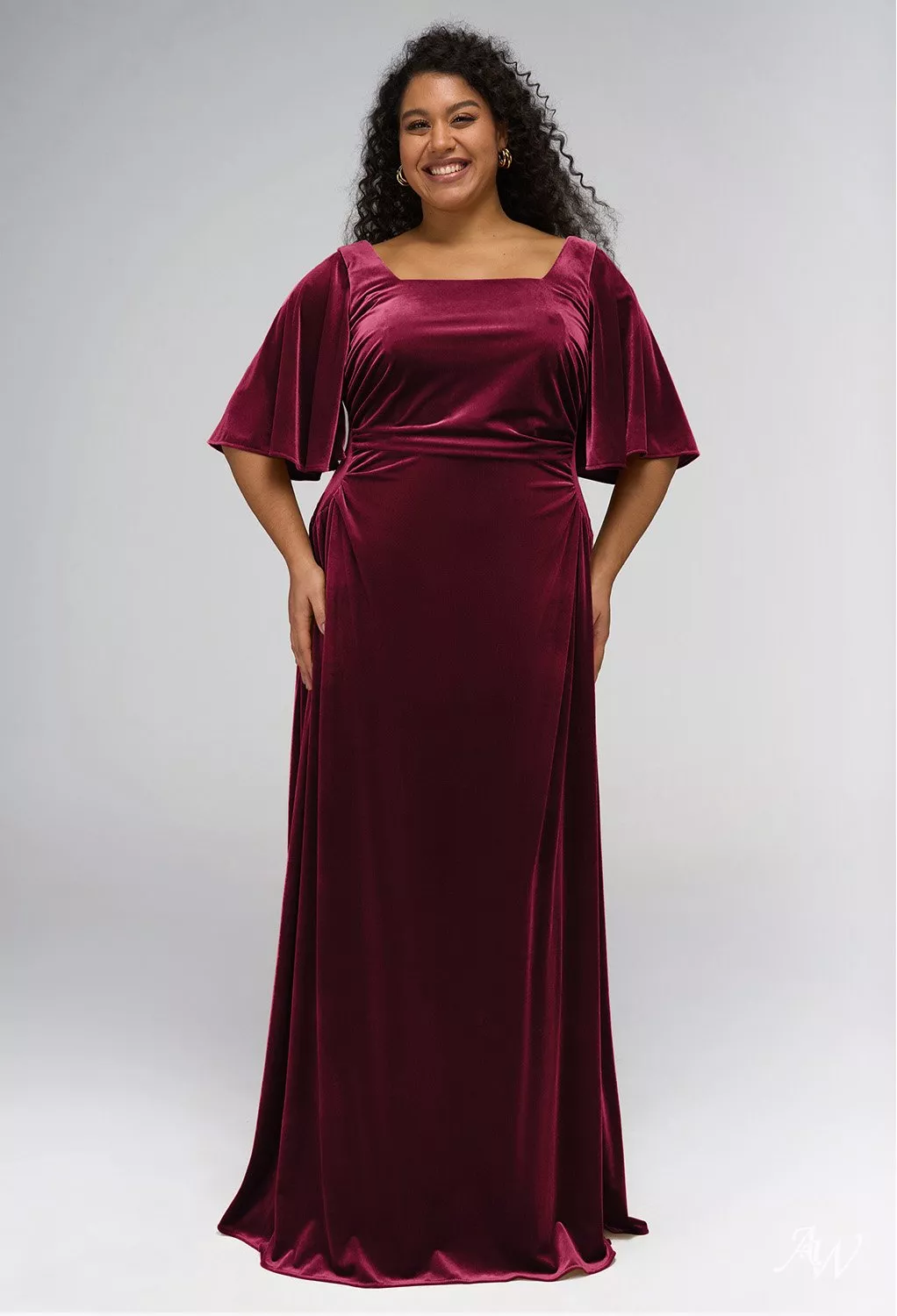 plus size burgundy bridesmaid dresses uk Wedtrend Women Plus Size Bridesmaif Dress Burgundy A Line Halter Satin  Wedding Party Formal Dress with Slit – WEDTREND
