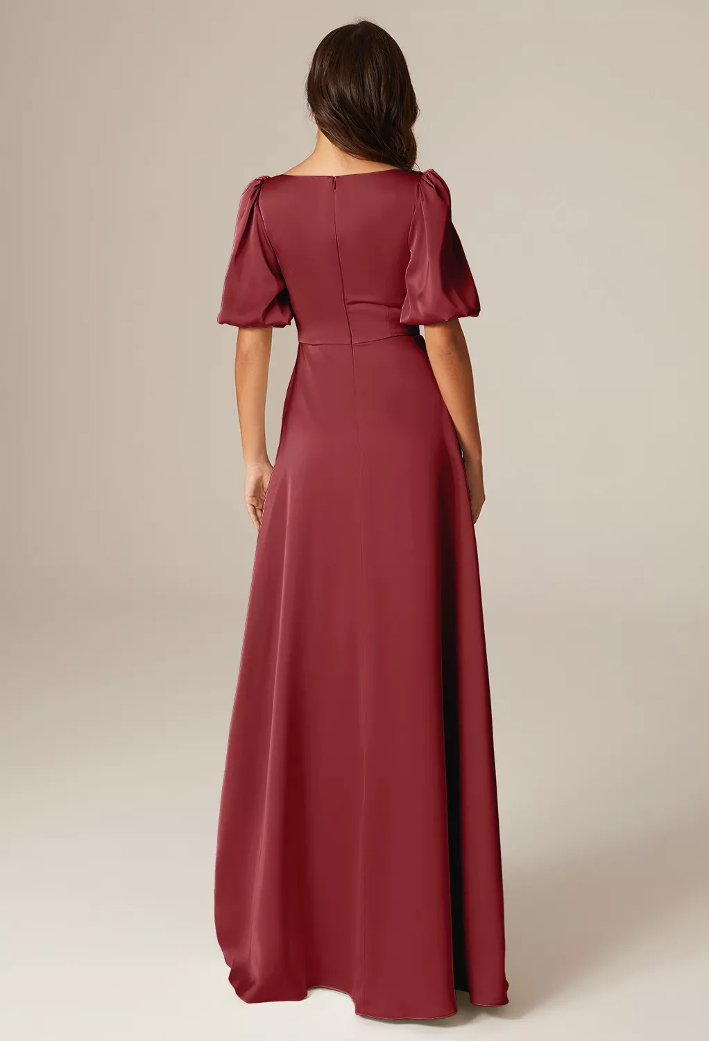 dark red bridesmaid dresses uk Dark Red Spaghetti Straps Ankle Length Cheap Bridesmaid Dresses Online   SposaDresses
