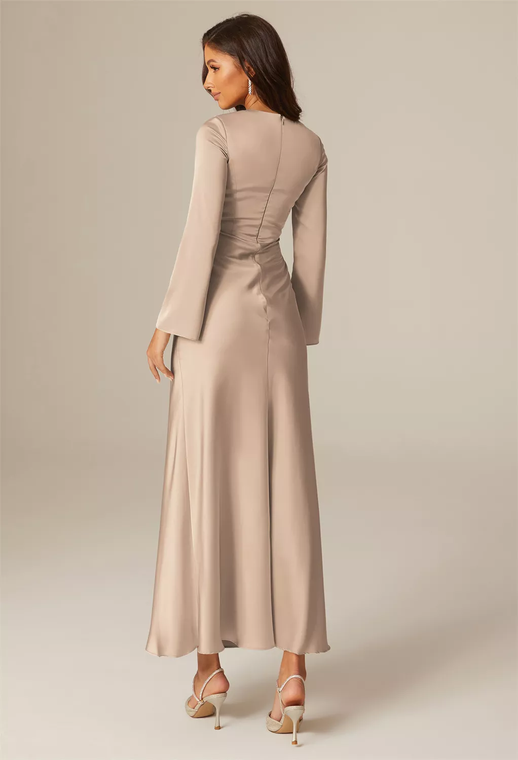 taupe bridesmaid dresses uk daymaker dress w/pockets // chocolate *zoco exclusive*  shop zoco