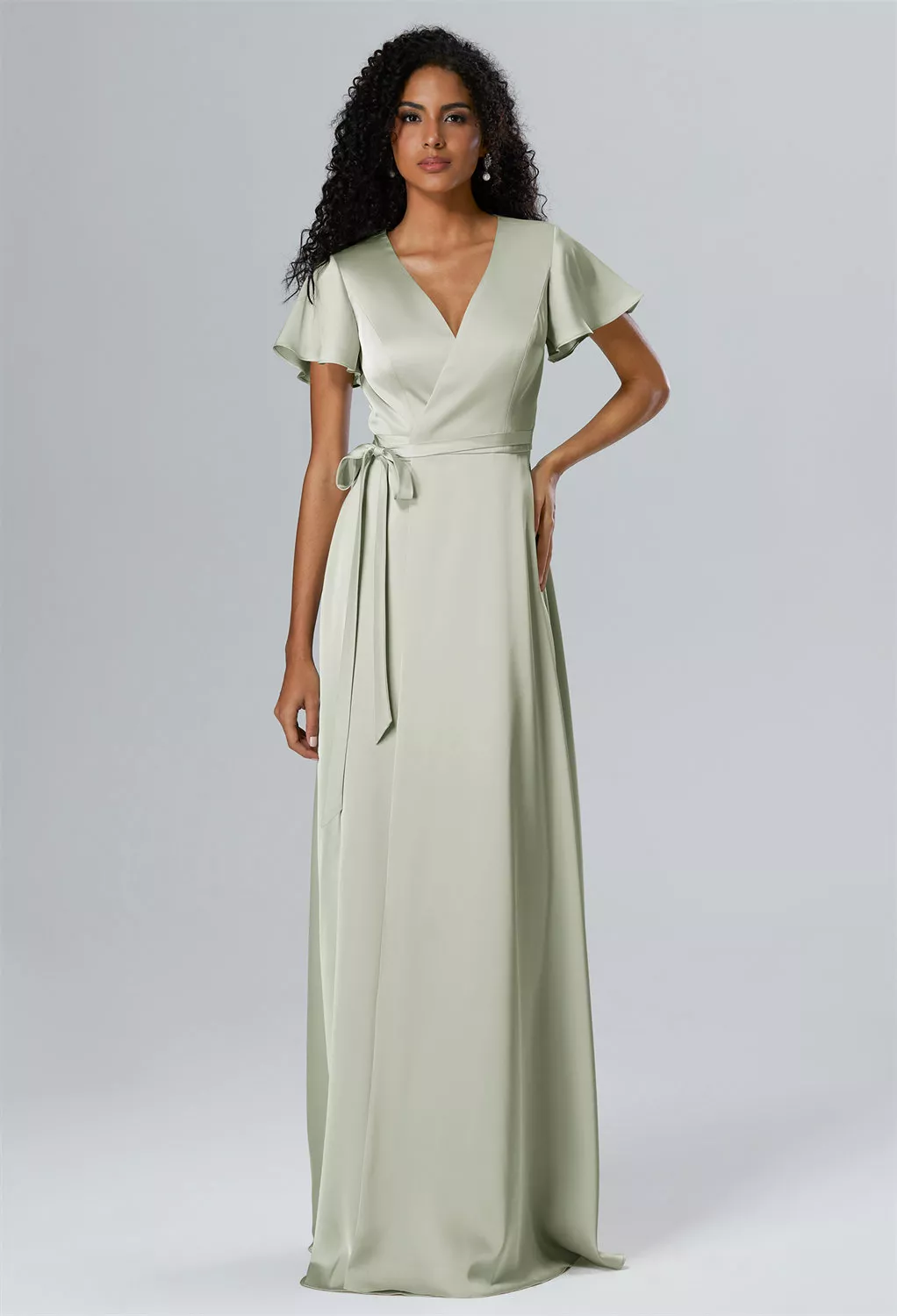 tulle multiway bridesmaid dresses Shimmer Cross-Back Straps Wholesale Dress with sleeve Hayley Lace-Up Back Sequin autumn25 Convertible neckline low back Size:M16