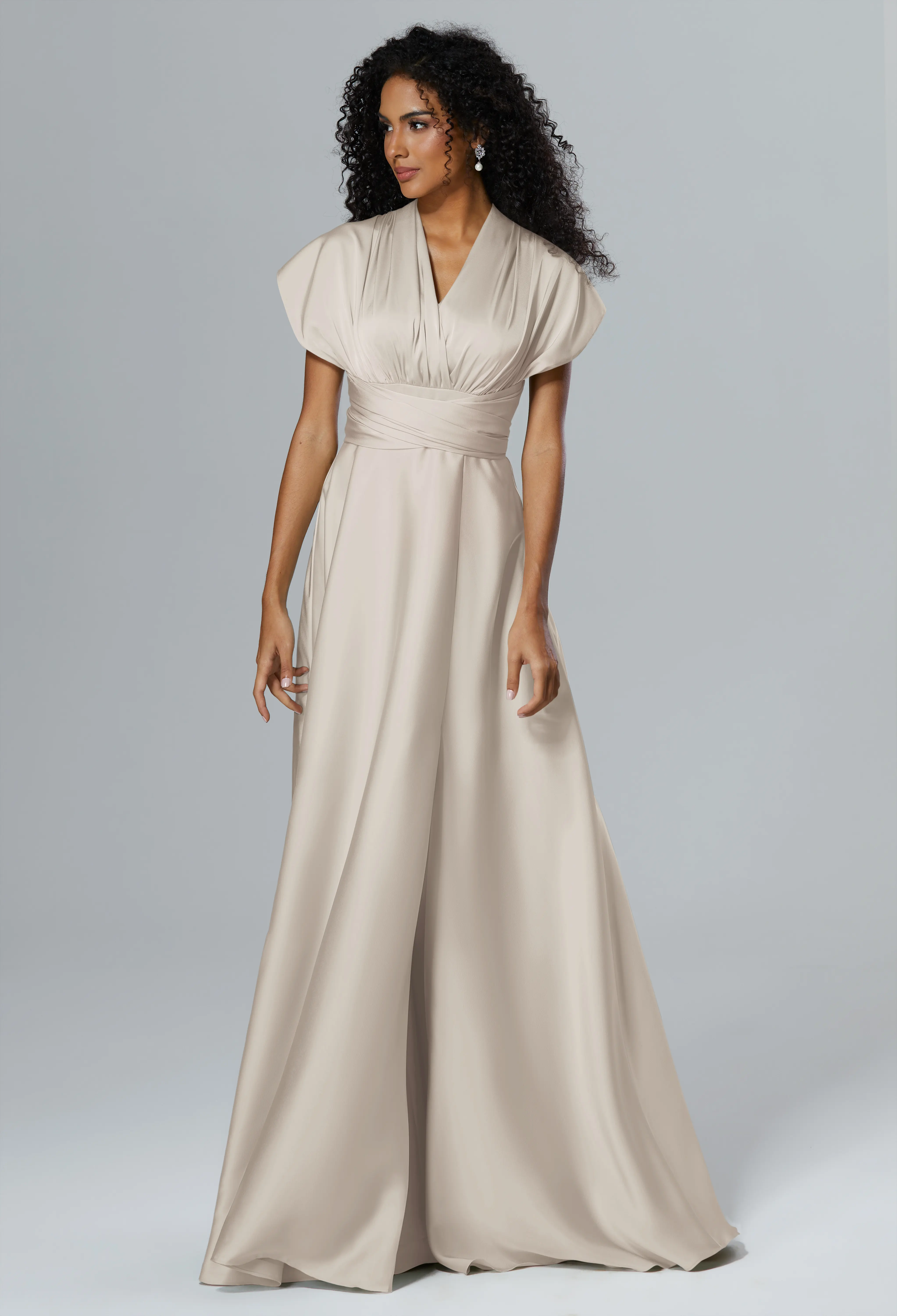 wrap bridesmaid dresses uk Esmee Wrap Maxi Bridesmaid Dress Curve