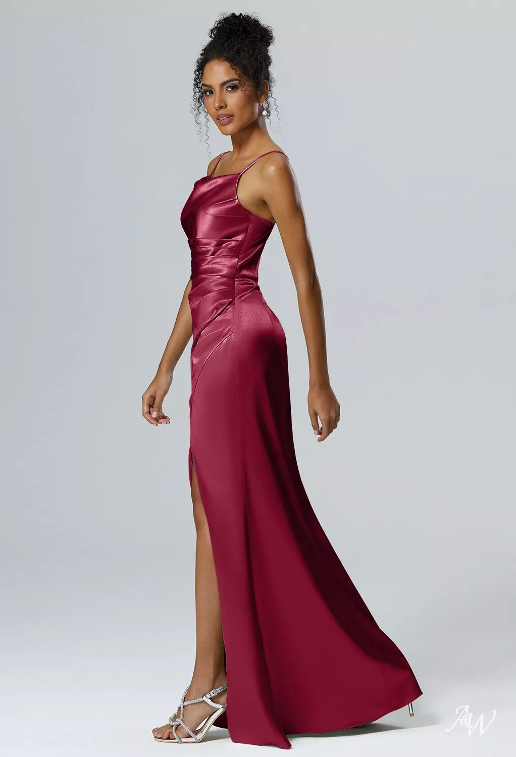 claret bridesmaid dresses uk Burgundy Mismatched Bridesmaid Dresses main image 0
