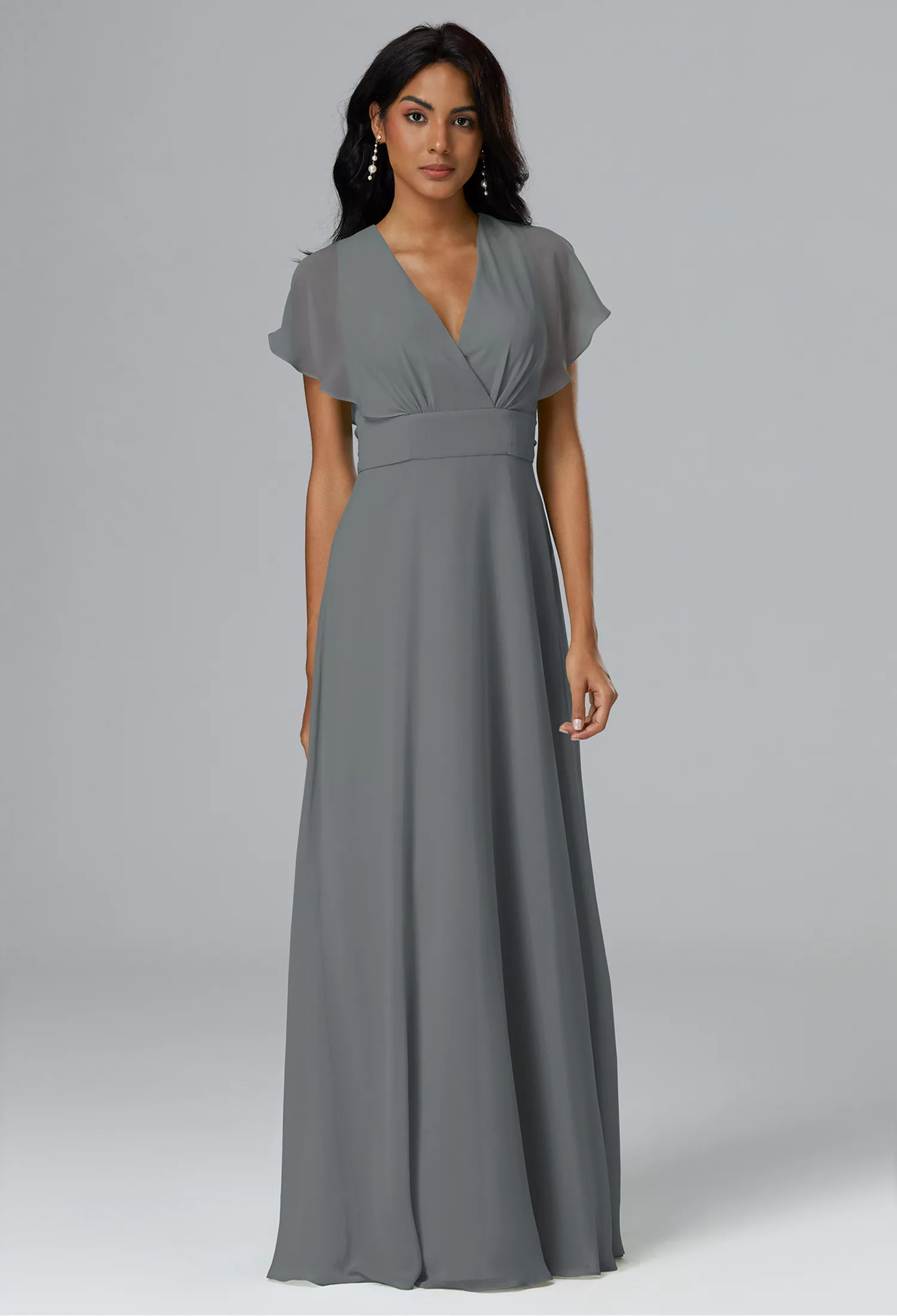 long grey bridesmaid dresses uk Grey Knitted Roll Neck Jumper Dress main image 0