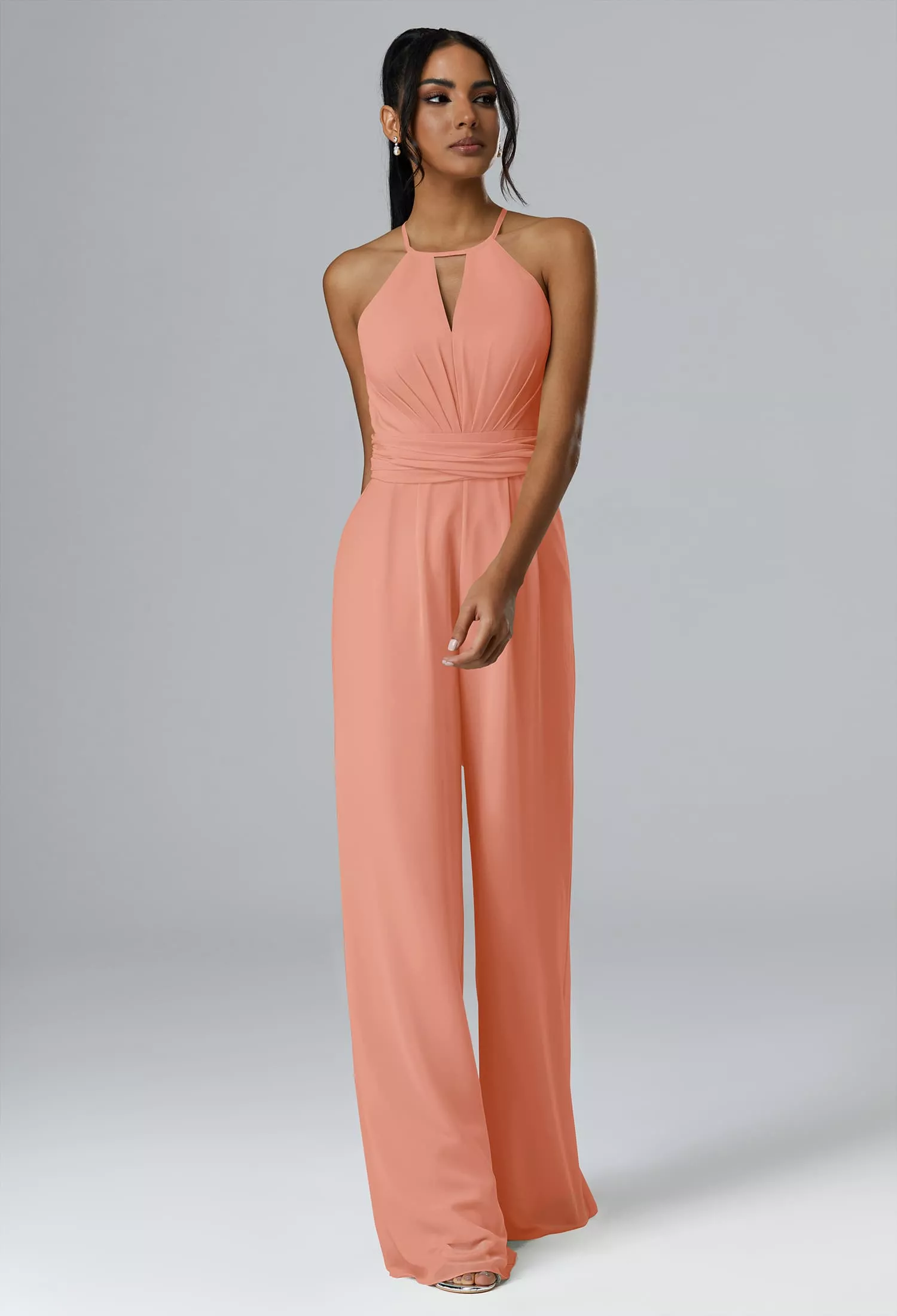Peach Pink Bridesmaid Dresses | AW.Bridal UK