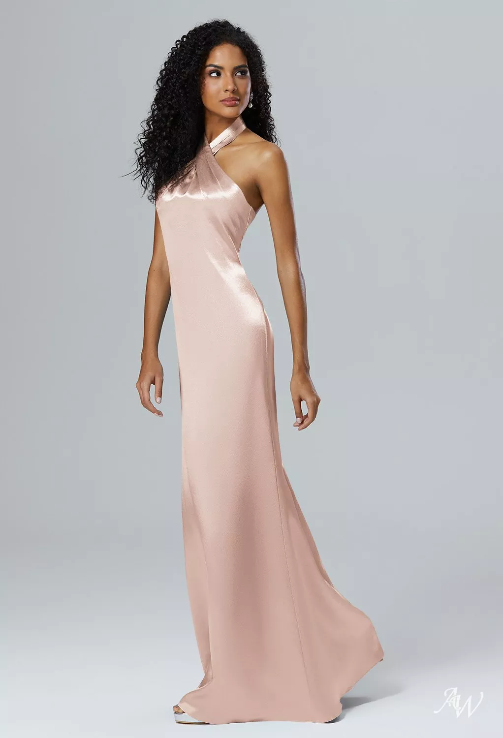apricot bridesmaid dresses uk AW Serena Crystal Satin Elevate the bridal party Victorian Purple Dusty Sage Bridesmaid Dresses Length (Kids):40