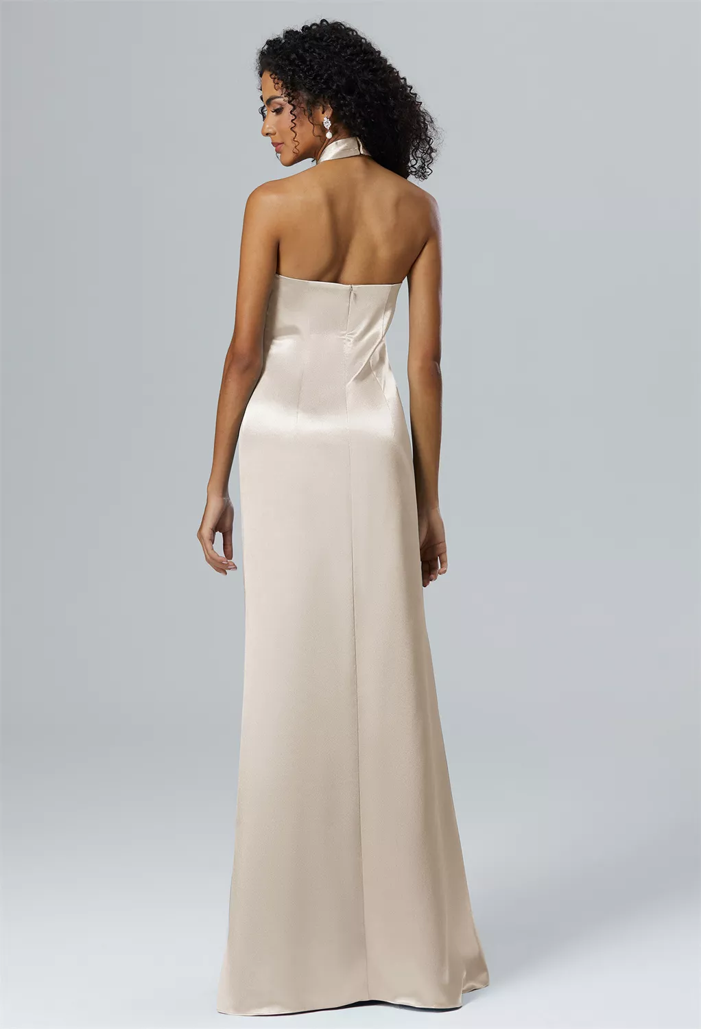 sachin and babi light blue dress Champagne bridesmaid dresses  Style Cheat