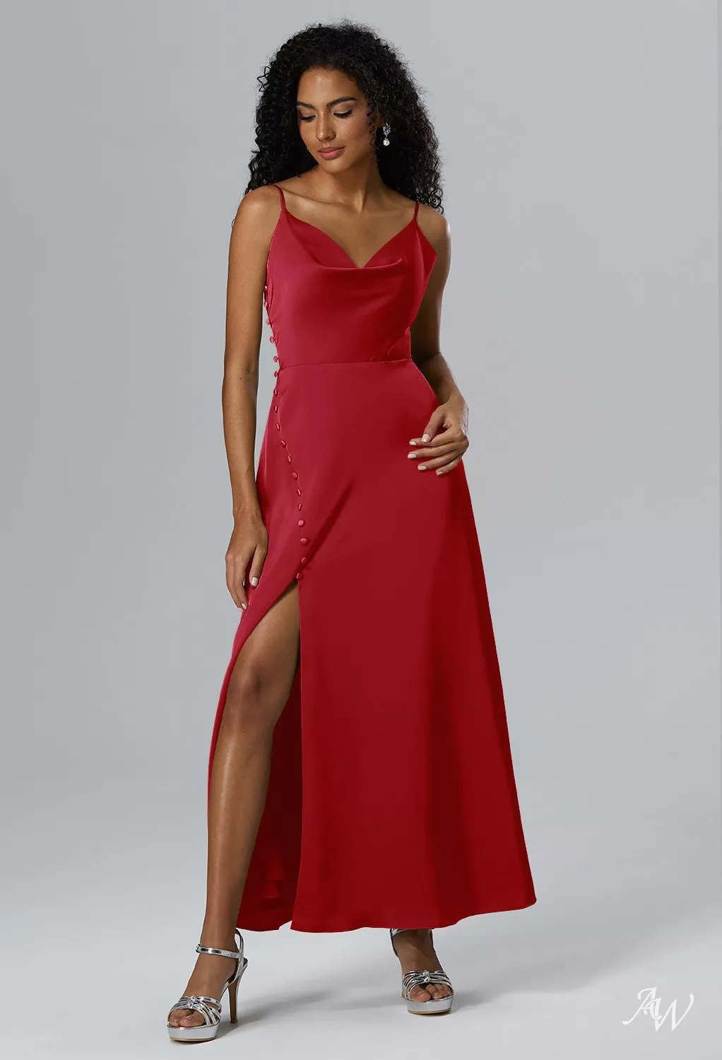 claret bridesmaid dresses uk Madison Burgundy Bridesmaid Tulle Midi Dress UK6 / Burgundy main image 0
