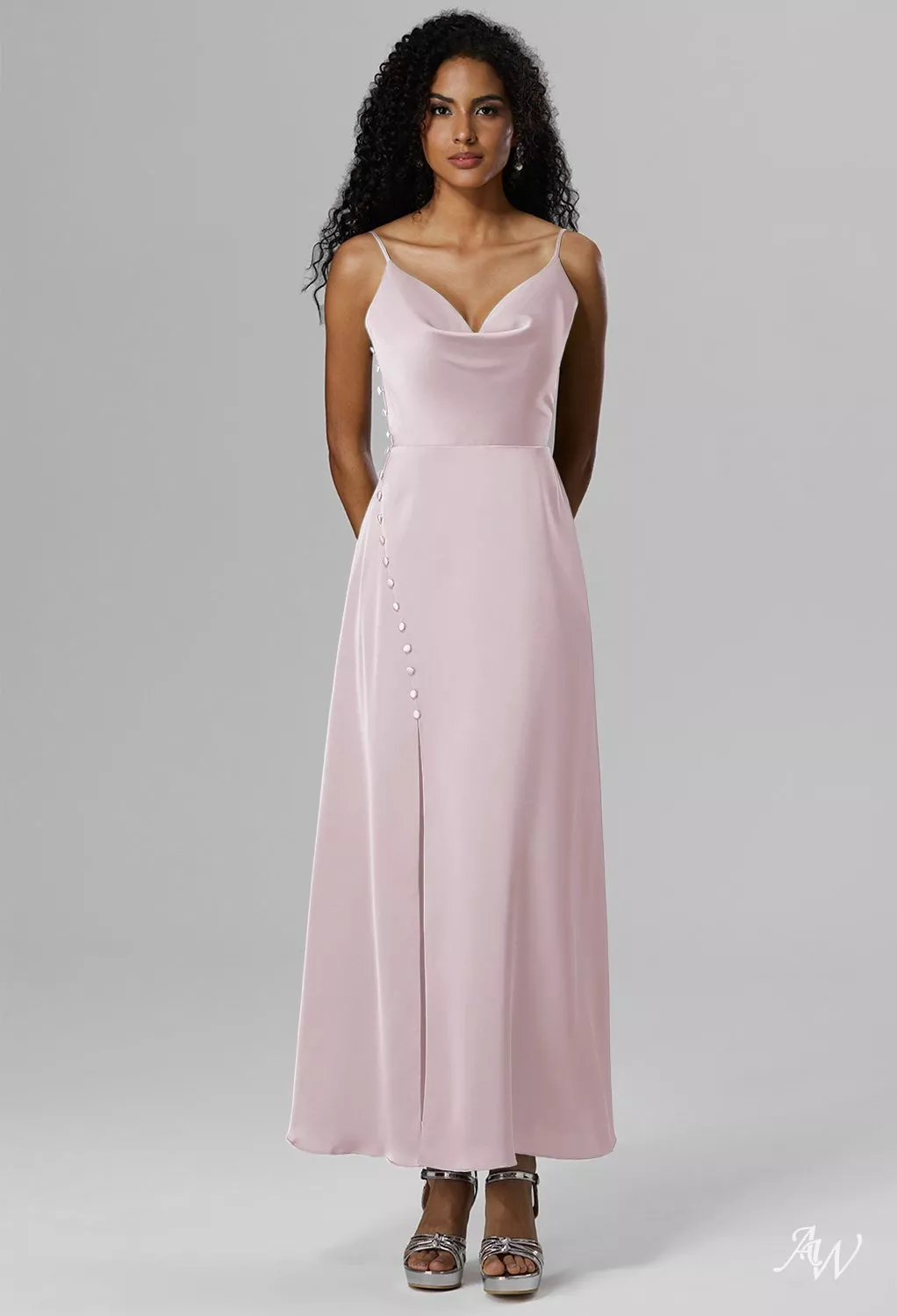 sachin and babi light blue dress Lipsy Dusty Pink Long Dress UK 8- Tags On- Womenswear main image 1