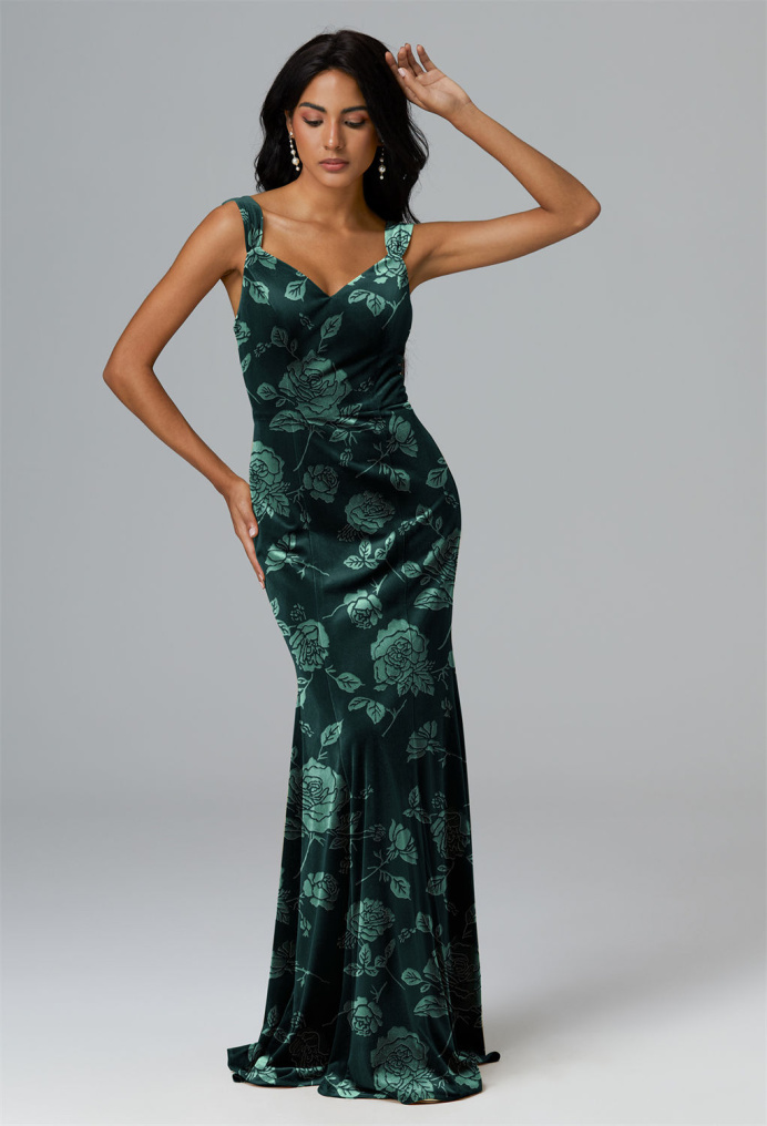 AW Rhonda Emerald Ethereal Rose  Dresses