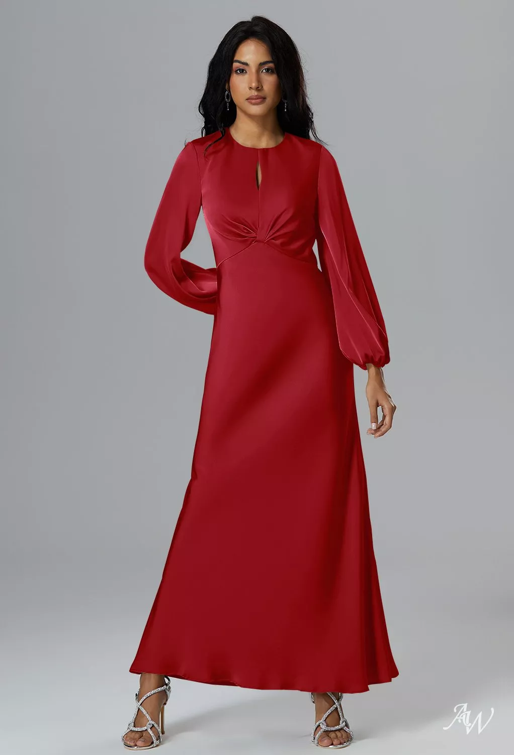 claret bridesmaid dresses uk Morilee Claret Chiffon Sleeve Bridesmaid Gown Size 14 Style 21594  DYL  Fashions