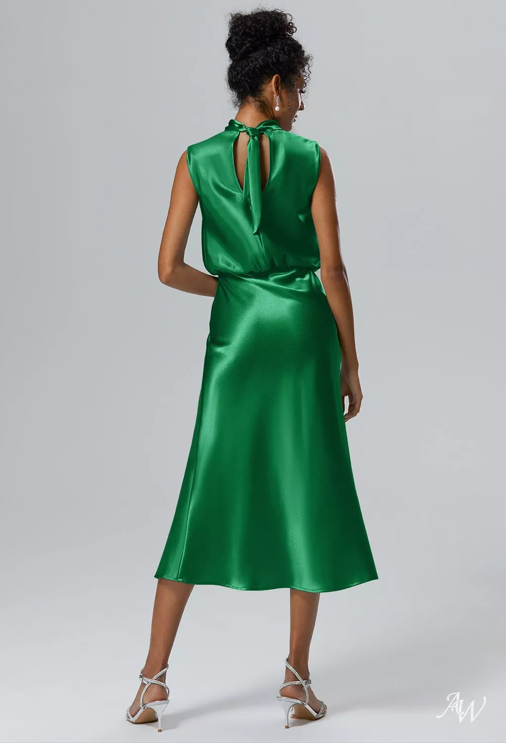 Green Satin Bridesmaid Dresses Uk REWRITTEN Brooklyn Bridesmaid Dress in  Sage Green – Something Borrowed