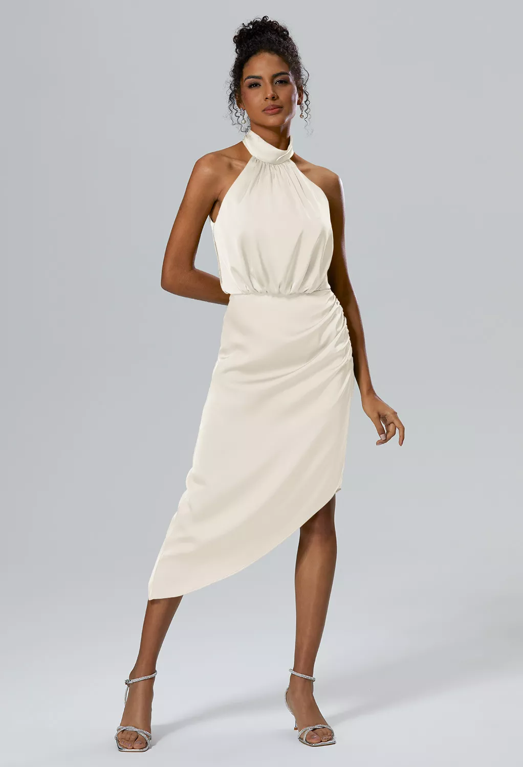 silk ivory wedding dress Mo Chroí Wedding Dress Large main image 1