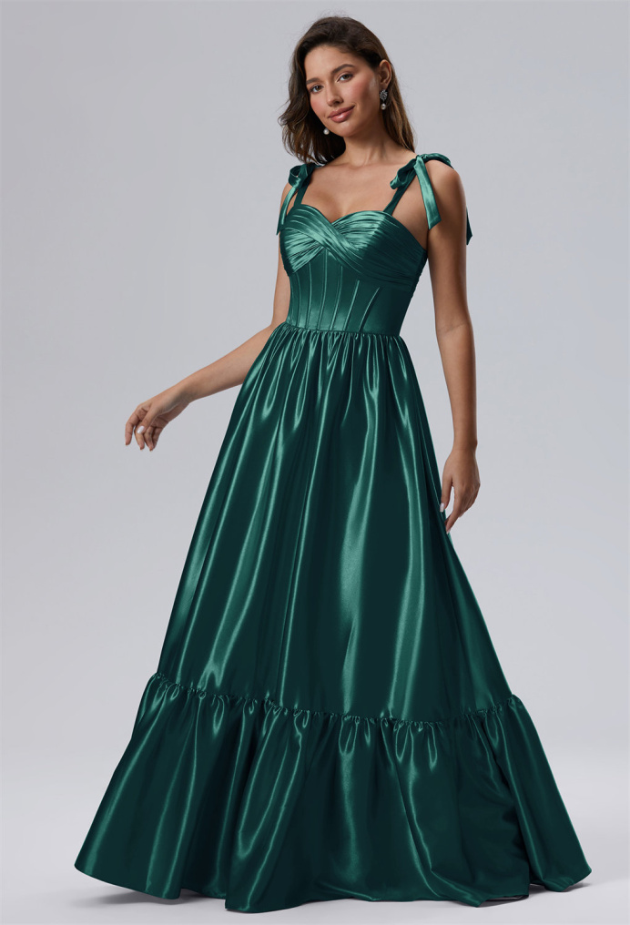 AW Blustery Hunter Green  Dresses
