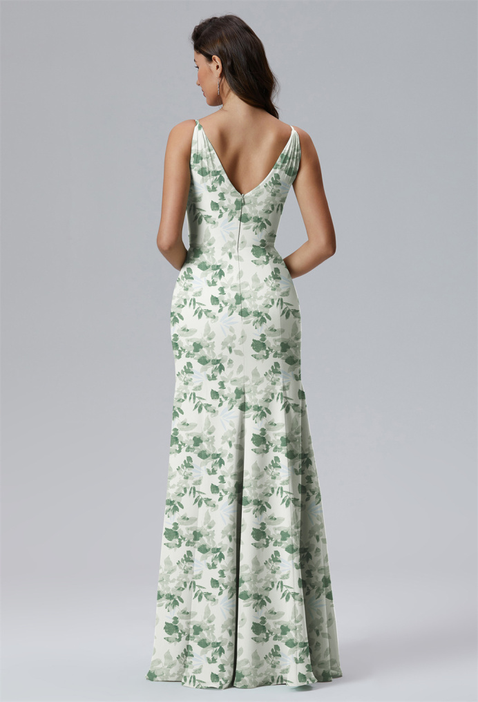 AW Adelyn Tea Green Shade  Formal Dresses