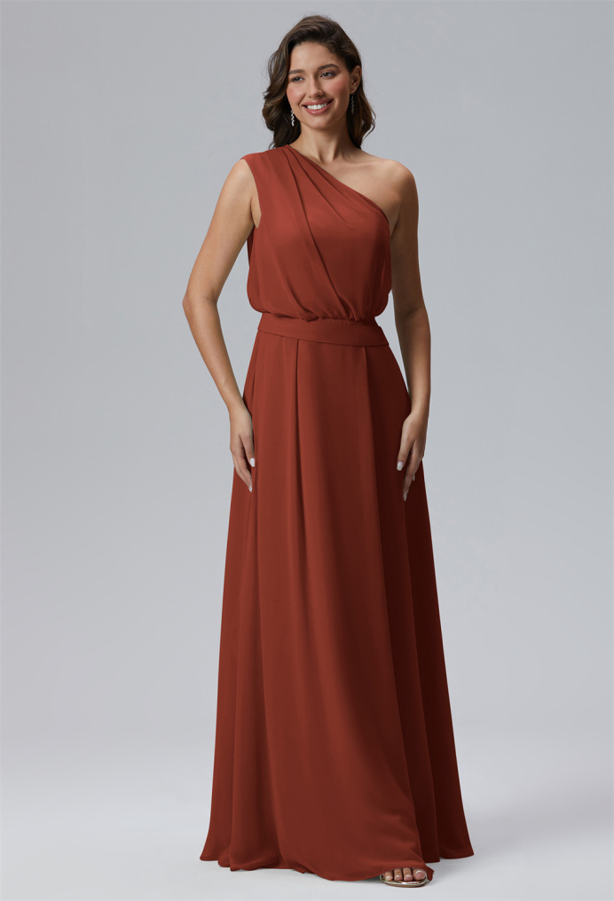 AW Cassidy Rust  Floral Bridesmaid Dresses
