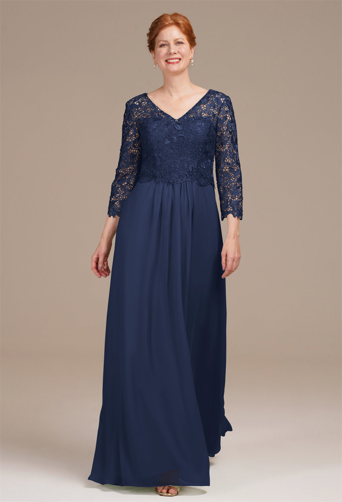 AW Begzada Navy  Mother of the Bride Dresses