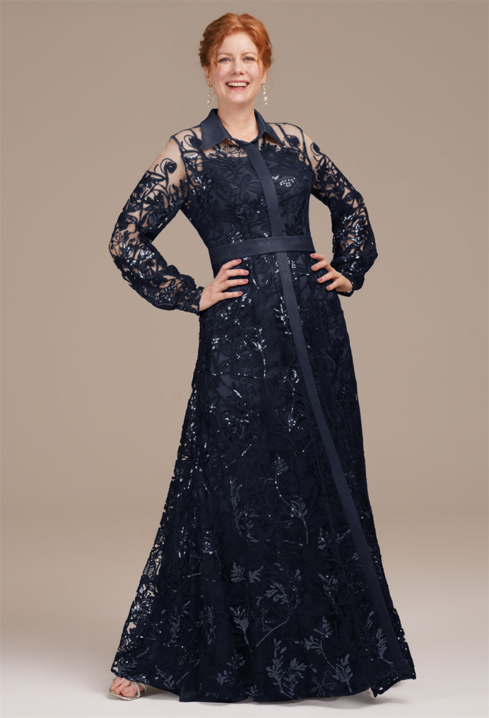 AW Sterope Navy  Mother of the Bride Dresses