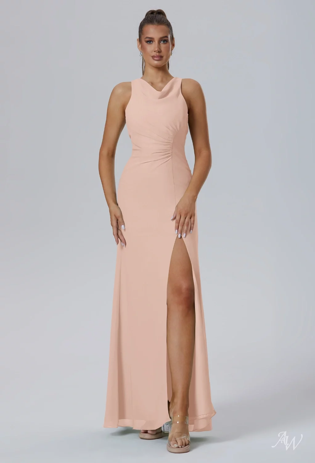 AW Catheryn Pearl Pink Bridesmaid Dresses | AW.Bridal UK