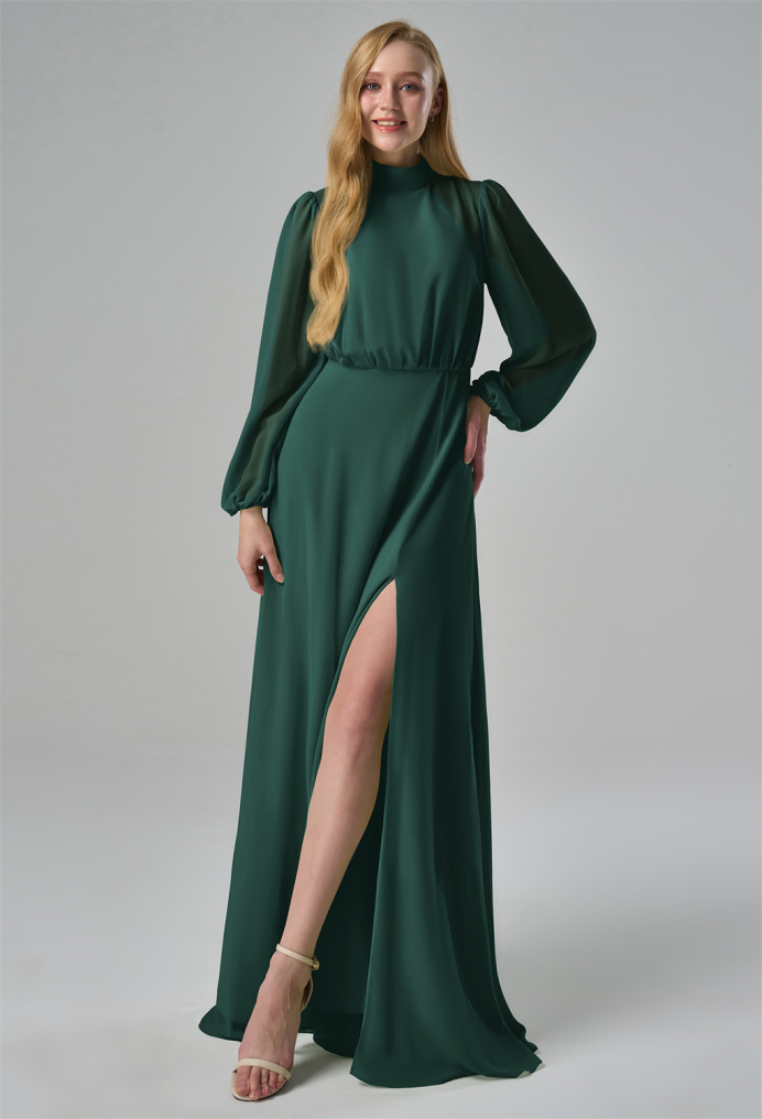 AW Bryony Dark Emerald  Bridesmaid Dresses