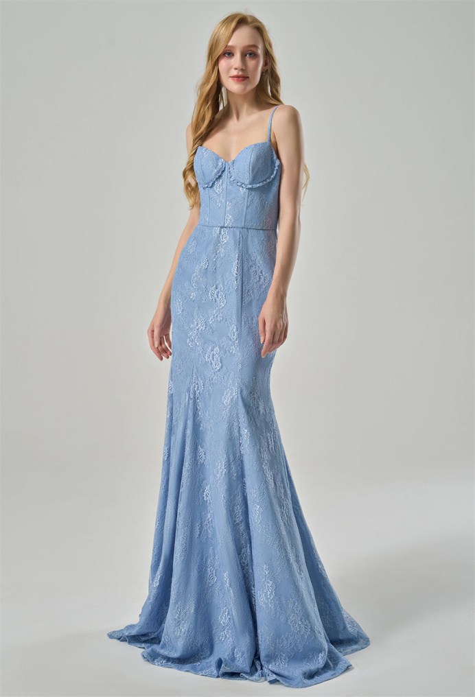 AW Jade Coronet Blue  Bridesmaid Dresses