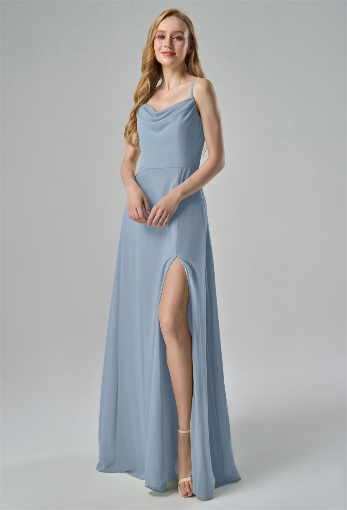 AW Mahnoor Light Dusty Blue  Bridesmaid Dresses