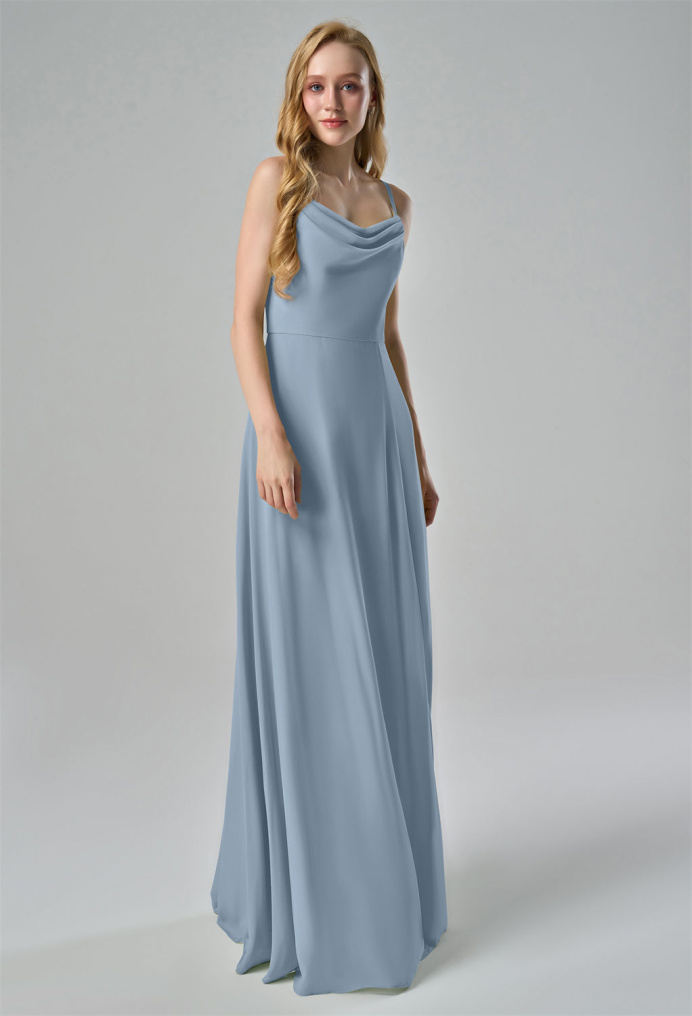 AW Mahnoor Light Dusty Blue  Bridesmaid Dresses