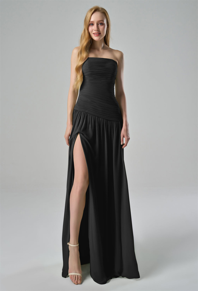 AW Safia Black  Bridesmaid Dresses