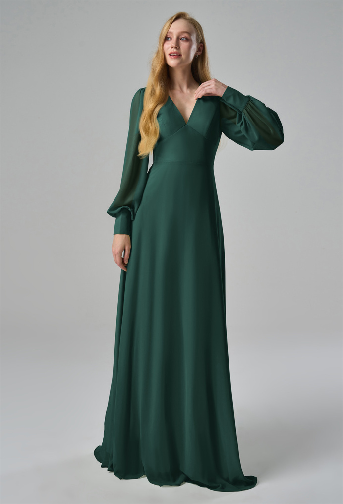 AW Aphrodite Dark Emerald  Bridesmaid Dresses