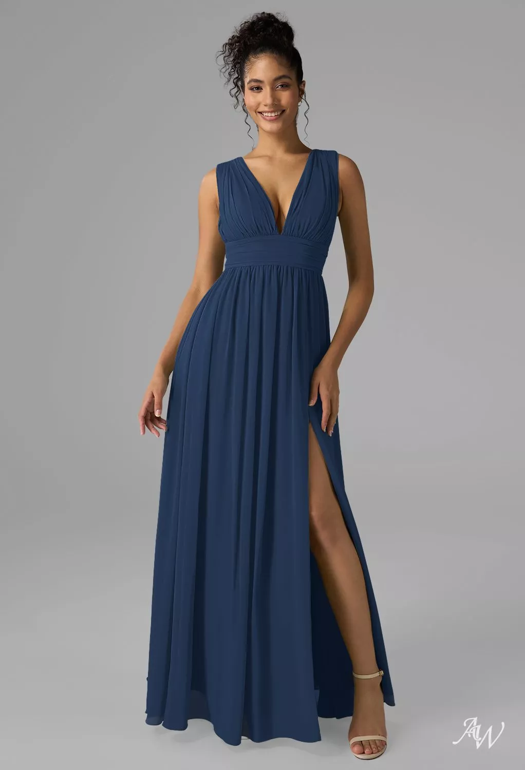 AW Georgina Navy Bridesmaid Dresses