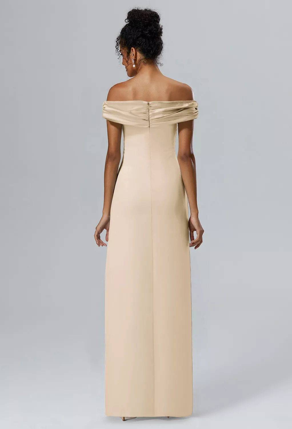 sachin and babi light blue dress Champagne, Nude Bridesmaid Dresses