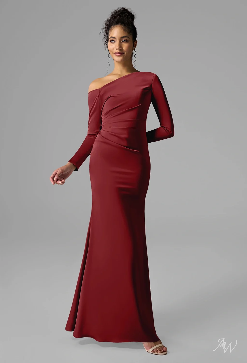 strapless open back dress Glitter Sequin Mermaid Dress One Shoulder – alinanova
