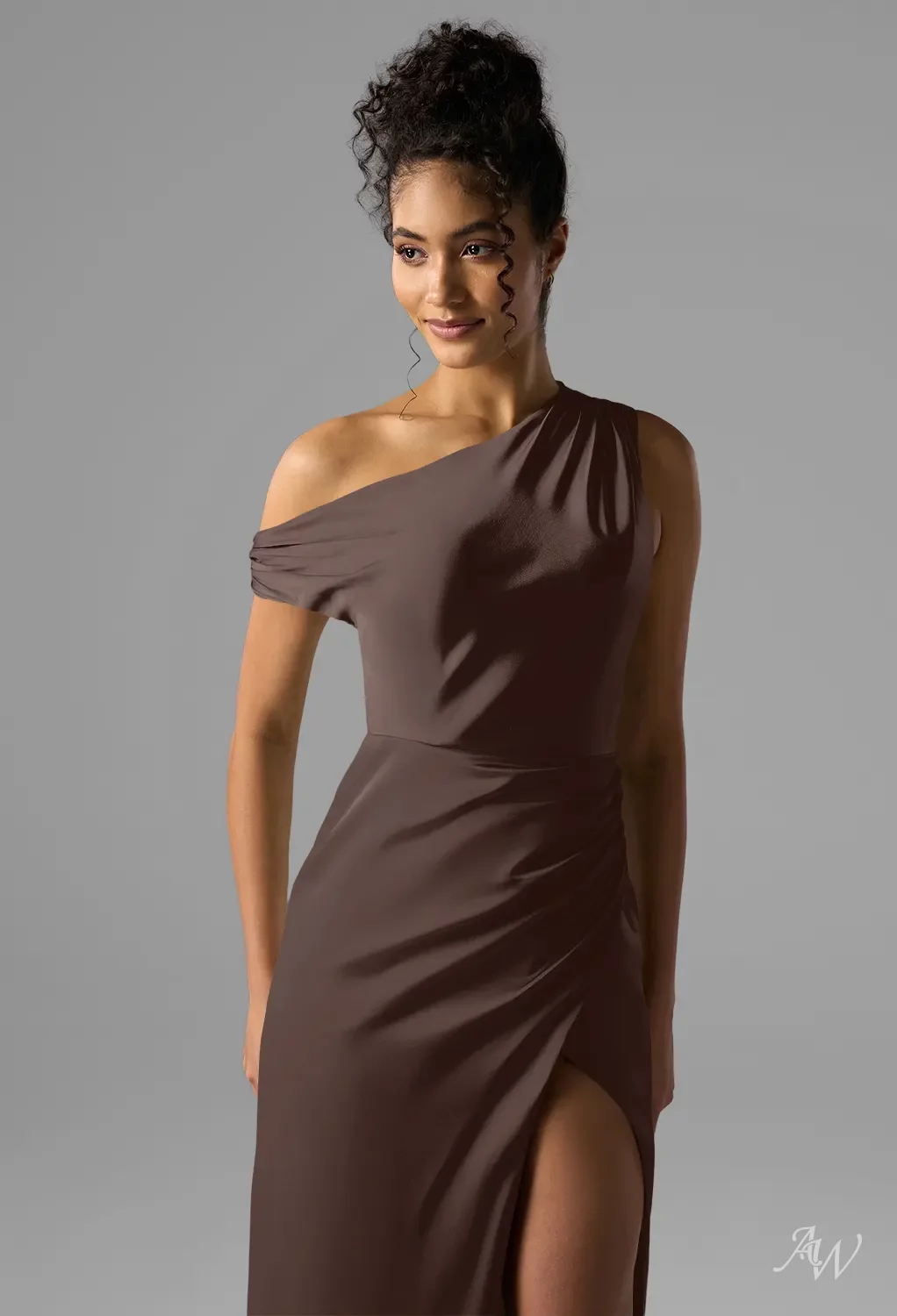 rihanna brown silk dress Rihanna Fendi Brown Dress Rihanna Shows Off Her Fashionable Side In A Brown  Silk Dress At