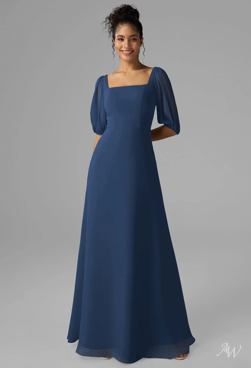 AW Philippa Navy Bridesmaid Dresses | AW.Bridal UK