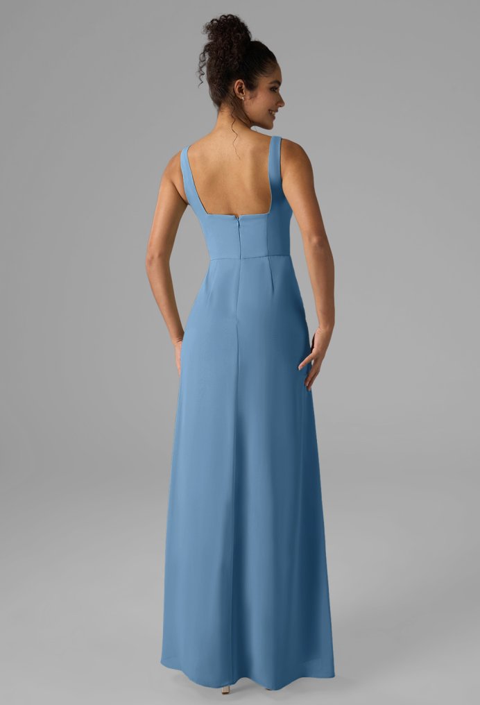 AW Oliwia Dusty Blue  Wedding Guest Dresses