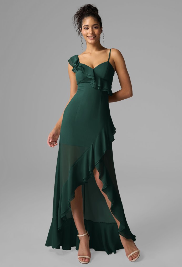 AW Ameera Dark Emerald  Wedding Guest Dresses