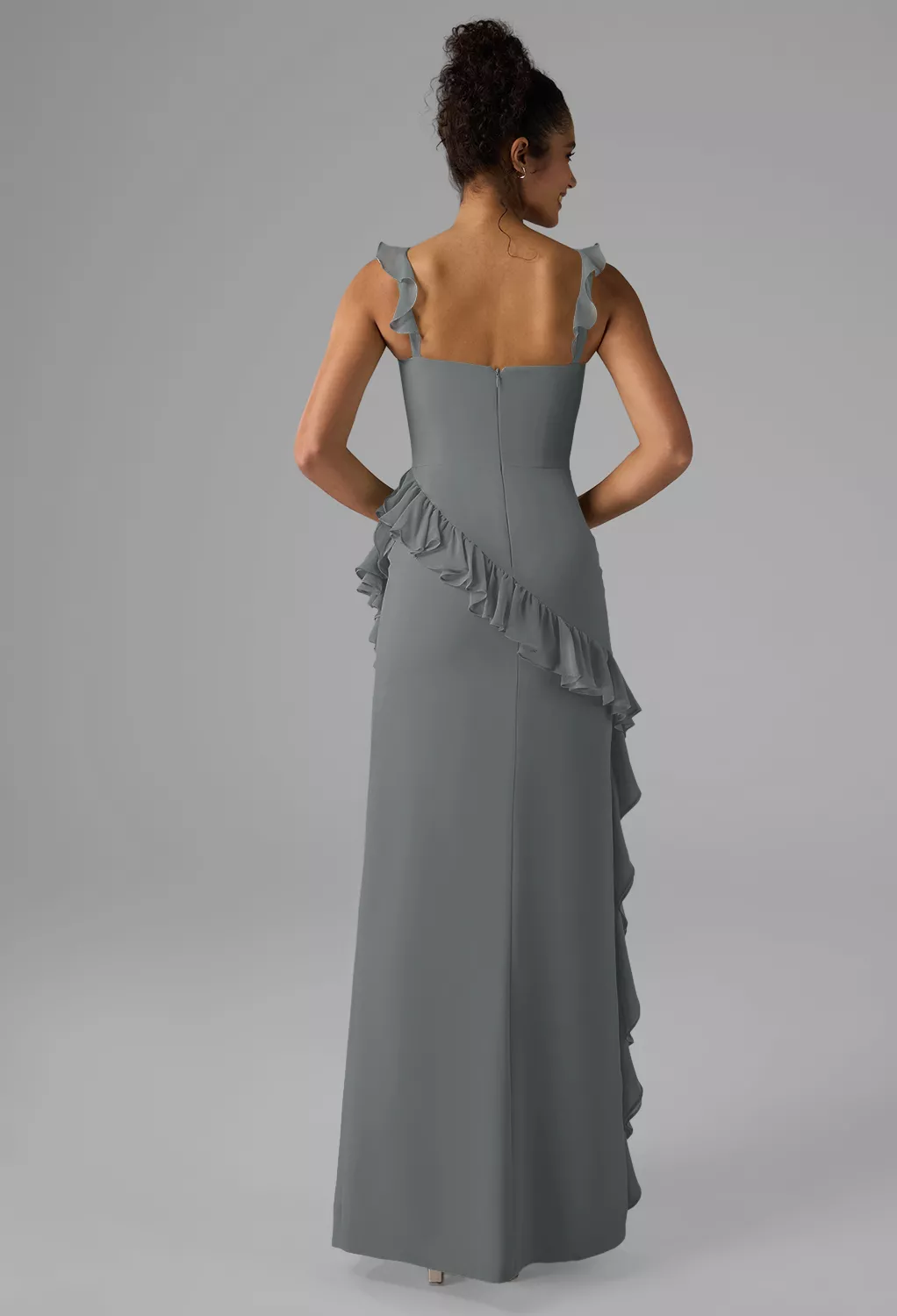 silver grey bridesmaid dresses uk Silver Grey Bridesmaid Dresses Uk Spaghetti Straps Sheath/Column Long