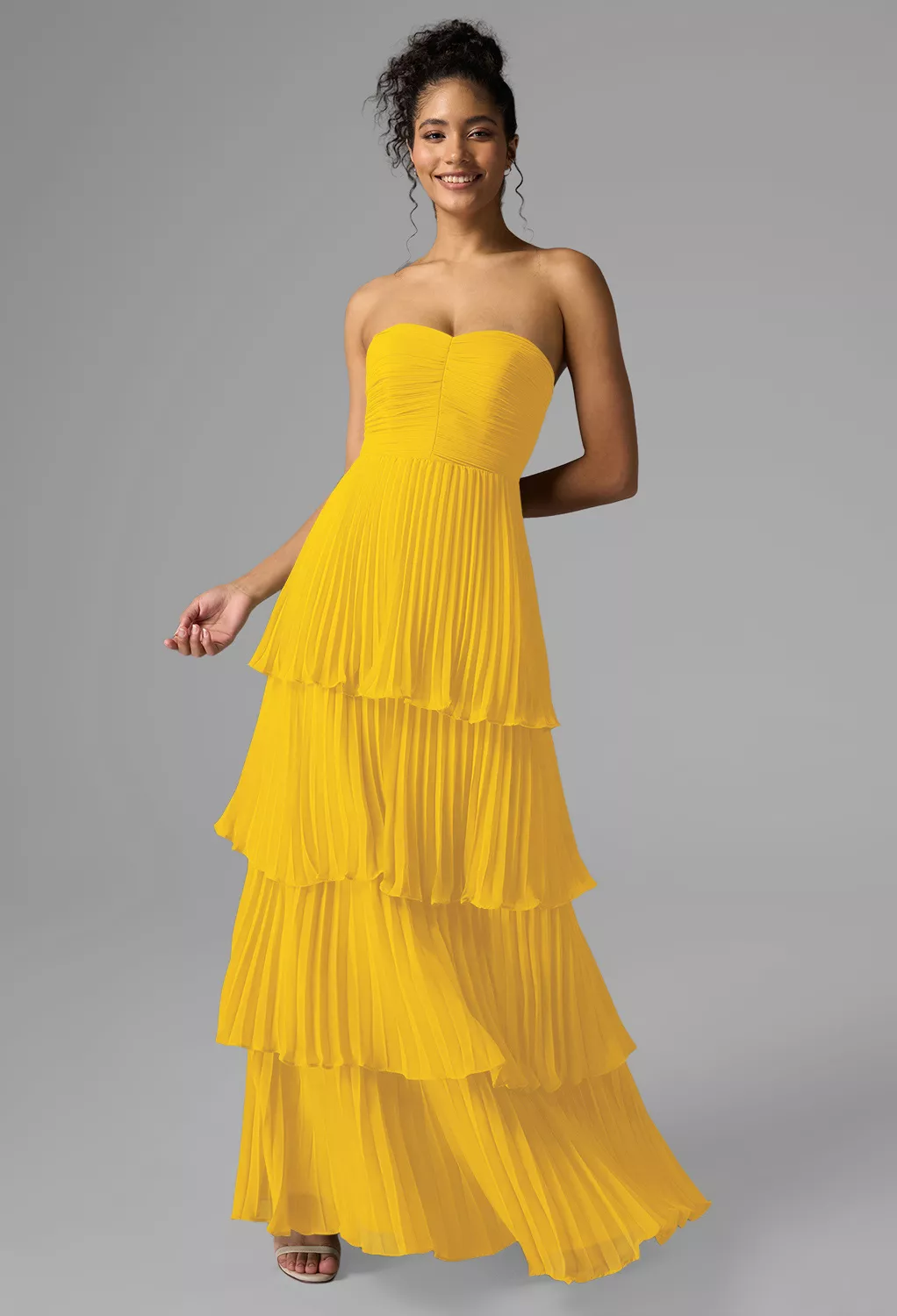 mustard yellow bridesmaid dresses uk Mustard Yellow Bridesmaid Dresses Mermaid Mismatched  Lisposa