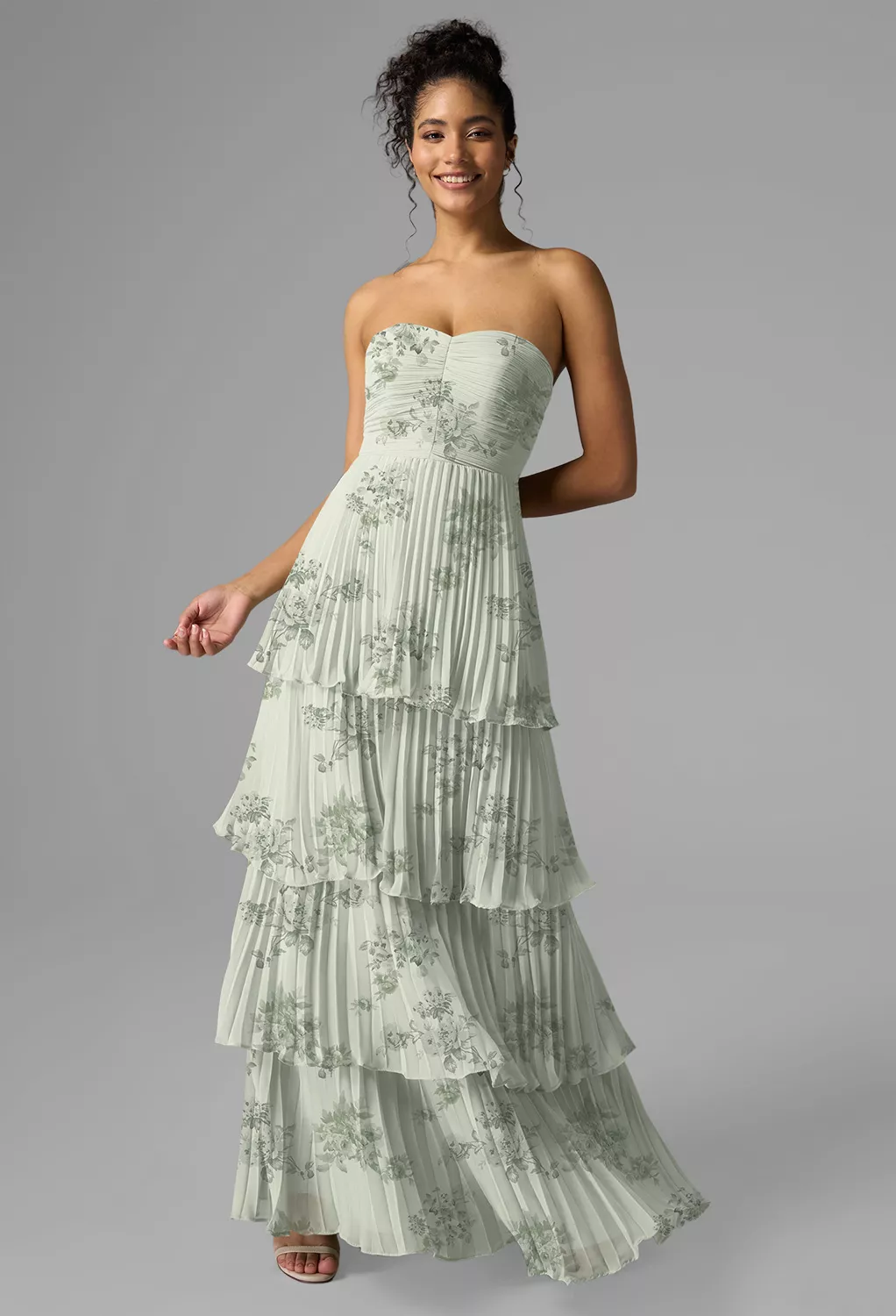 white christmas dresses Sage Green Chiffon Bridesmaid Dress A-Line Sweetheart Maxi with Ruched Leg  Slit – Carlyna UK £139.00