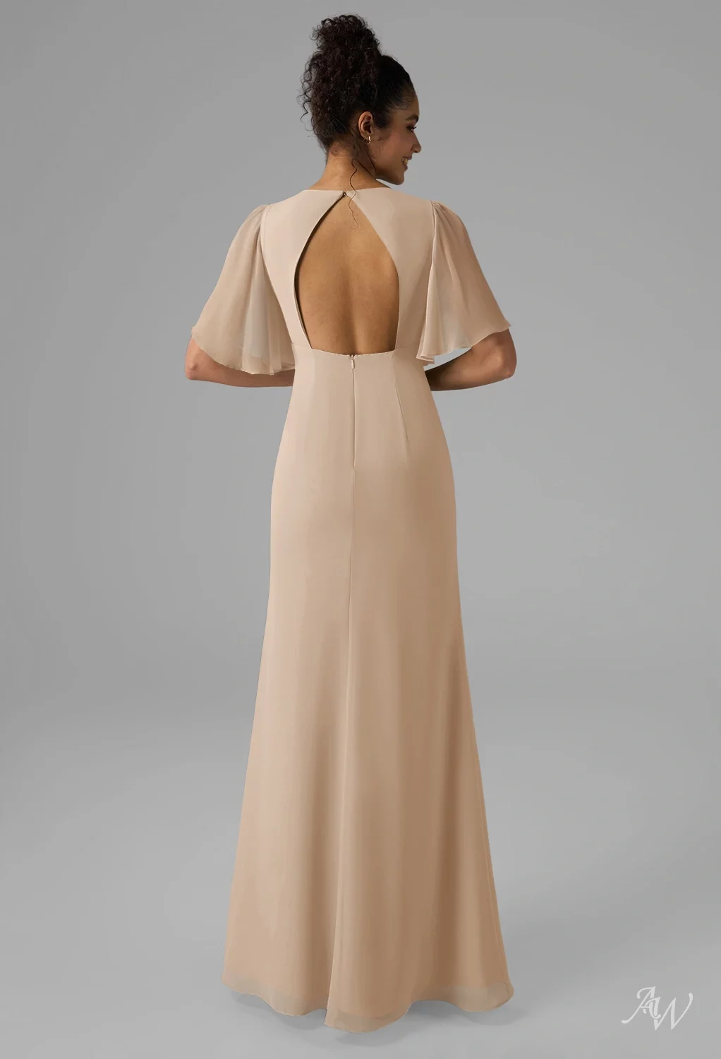 damask bridesmaid dress 1940s-1950s 