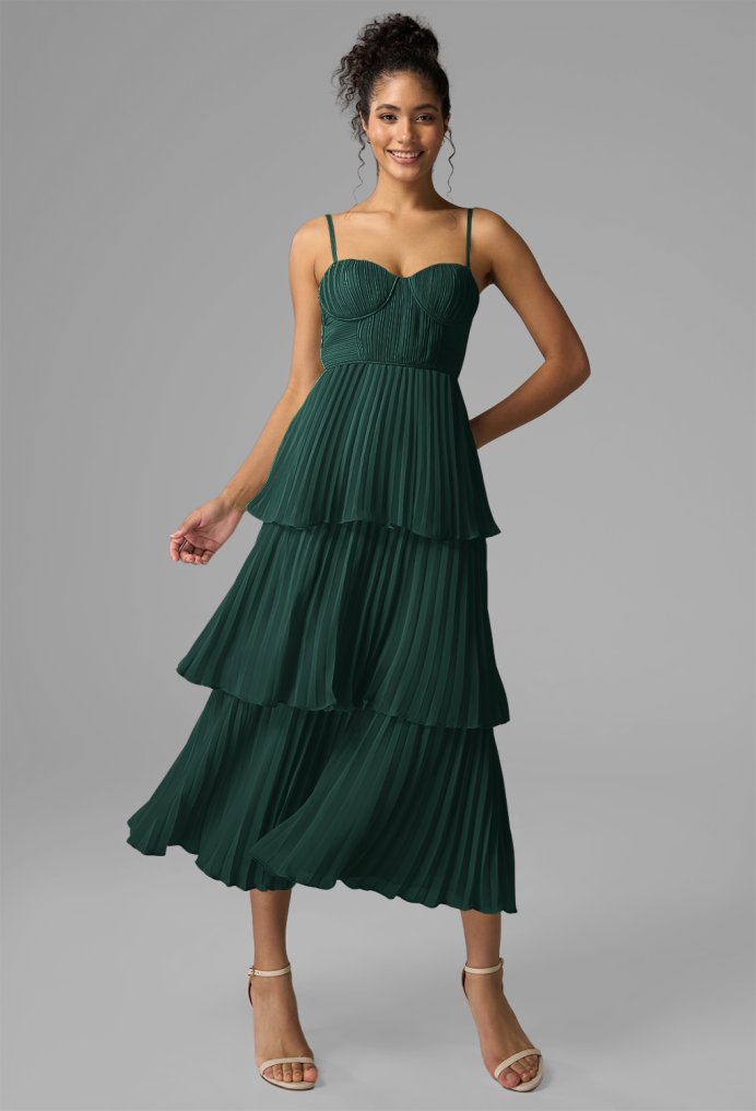 AW Kendra Dark Emerald  Wedding Guest Dresses