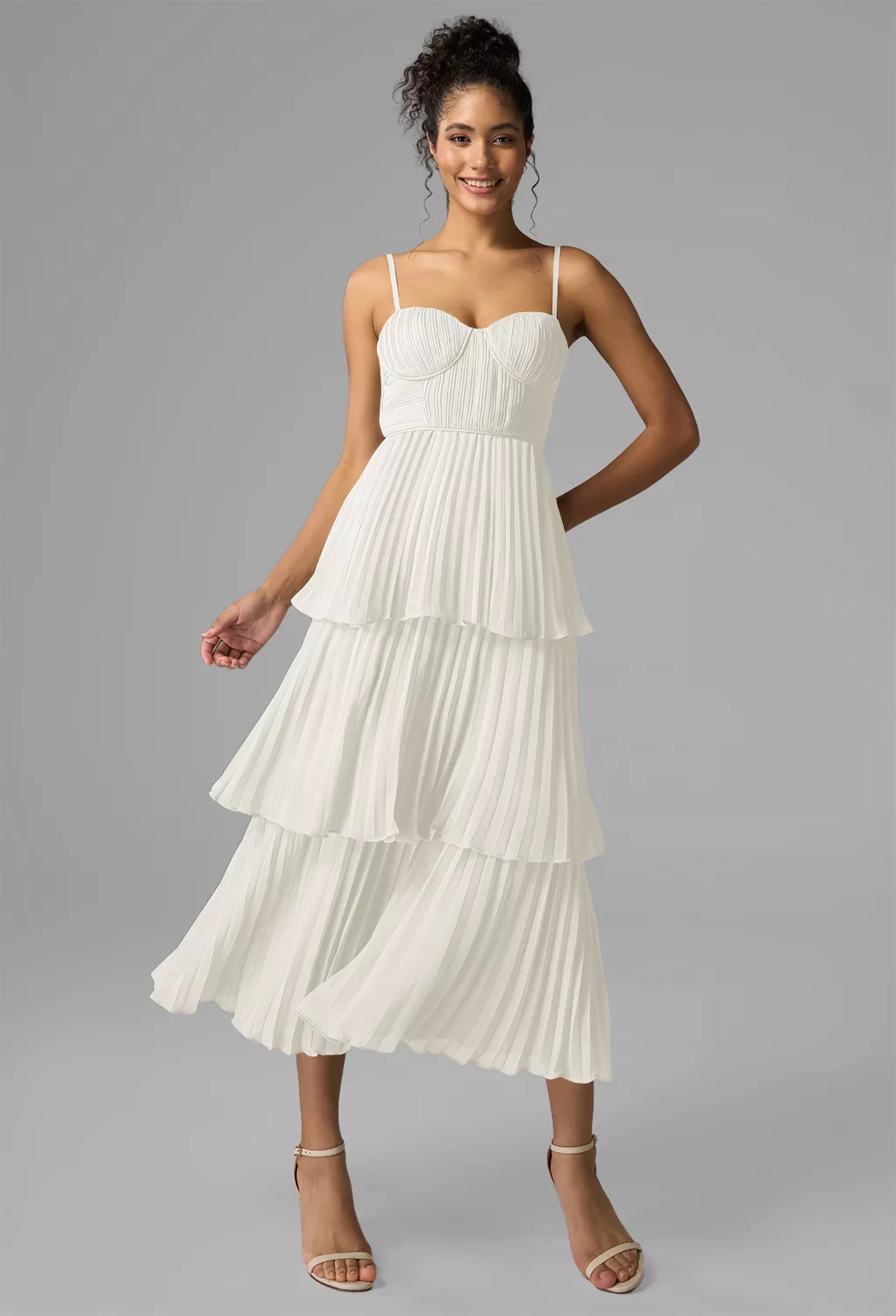 Ivory Cocktail Wedding Guest Dresses | AW.Bridal UK