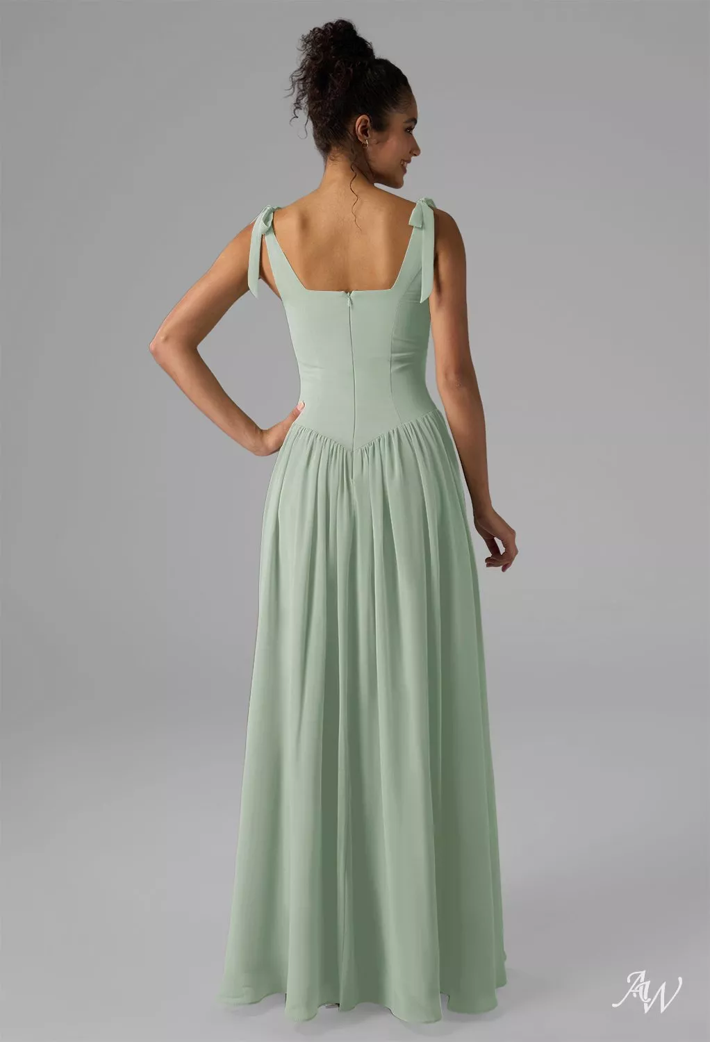mom and daughter matching evening dresses Yellow Puffy Mother Daughter Matching Formal Dress MGD102